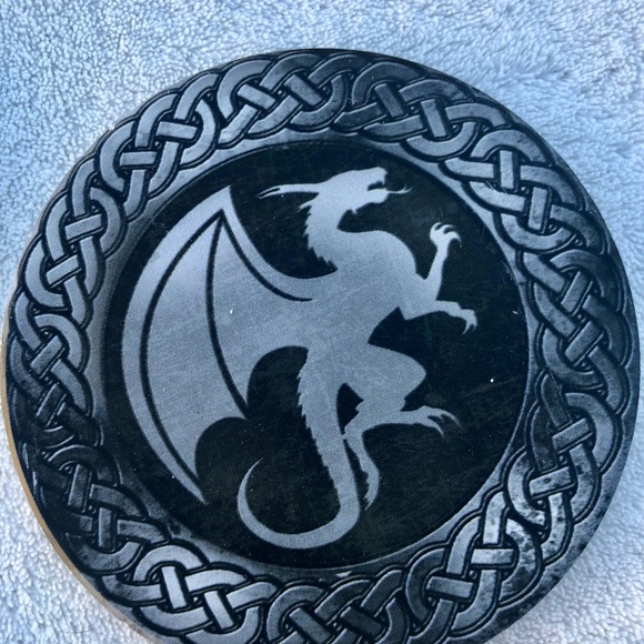 Dragon Coasters Flying Goth Holder -3 Coaster Set - Picture 7 of 11